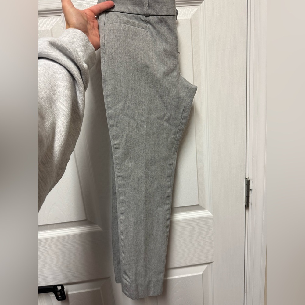 Banana Republic Light Gray Petite Pants